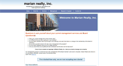 Desktop Screenshot of marianrealty.com